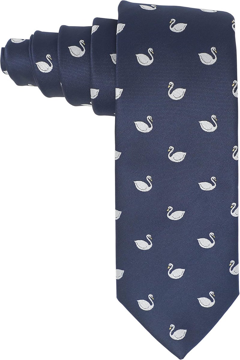 MENDEPOT Animal Pattern Necktie With Gift Box Sea Animal Pattern Tie Father's Day Birthday Gift Tie - Image 3